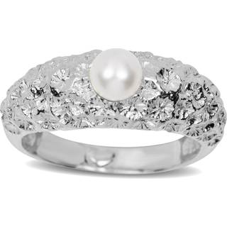 Blossom - Sey Pearl ring i sølv med ferskvands perle - 21631667-31