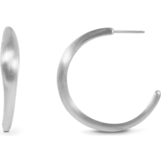 byBiehl - Ocean flow hoops i sterling sølv, XL - 4-4207-r