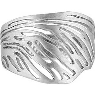 Blossom ring i sølv med mønster-21619015