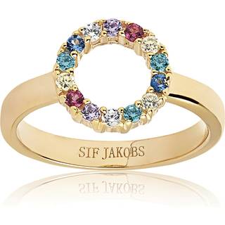 Sif jakobs - Bella piccolo ring i forgyldt sølv - R337-XCZ(YG)