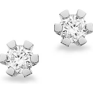 Vida Ørestikker 14 kt. hvidguld med brillanter på i alt 0,50 ct.