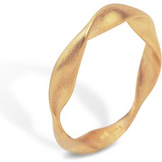 Blossom Copenhagen - Rings and Hoops forgyldt snoet sølv ring - 23611803