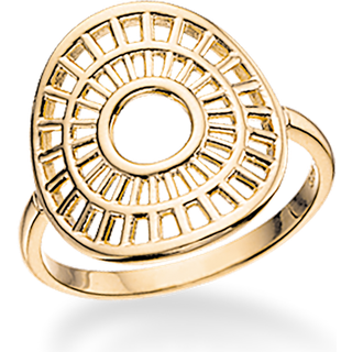 Scrouples Ring - Cirkel ring i sølv forgyldt - 725172
