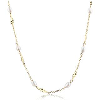 MILENA PEARL NECKLACE | GOLDEN