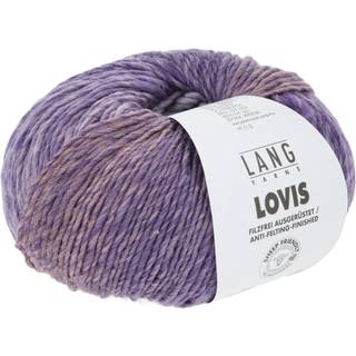 Lang Yarns Lovis 006 Indhold: 100% ekstrafin merinould Vægt/længde: 50 g = ca. 170 meter Anbefalede pinde: 4.5-5 mm Strikkefasthed: 10 x 10 cm = 19 m x 27 p Vask: Maskinvask ved op til 30 ℃ / Tåler ikke tørretumbling / Brug aldrig skyllemiddel.