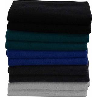 Microfiber håndklæder - 8 stk i pakke - Sort - Letvægts håndklæder