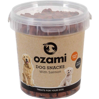 Ozami - Bløde godbidder – Kødben m. Laks KORNFRI - 500g.