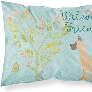 """" Caroline's Treasures velkomne Venner ører Fawn Dane beskåret pillowcase -standard """"
