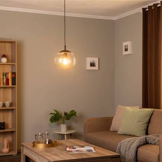 Glas hængelampe Vibe TK Lighting, dæmpbar, Klar/gennemsigtig, Stue/spisestue, Glas, Moderne