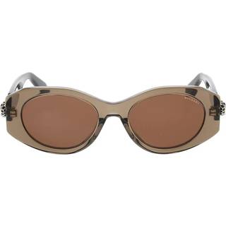 Bvlgari BV40007I 48E 52 Solbriller Kvinder Brun - Shiny Dark Brown - 52mm