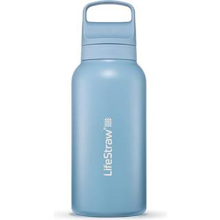 Lifestraw GO 2.0 - 2-stage drikkeflaske - Vakuum rustfrit stål - 700 ml - Lyseblå