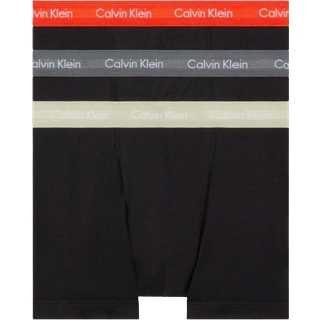 Calvin Klein 3-pak Cotton Stretch Trunks - Black/brown - Large