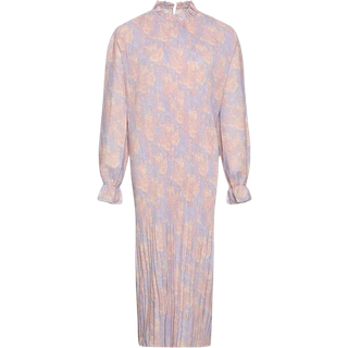 Noella Rebecca Long Dress Lavender/Apricot Print