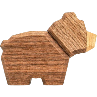 FableWood træfigur, Den lille Bjørn, magnetisk