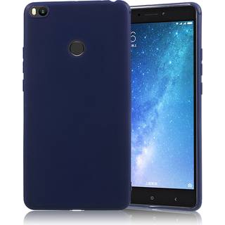 Xiaomi Mi Max 2 Cover med matteret overflade - Mørkeblå