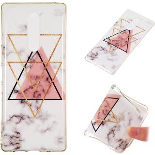 Sony Xperia XZ4 marmor mønstret gele etui - Model V