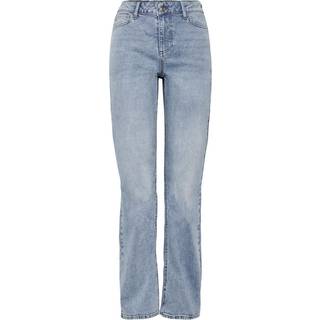 Pieces Pckelly Mid Waist Straight Jeans Light Blue Denim 30/30