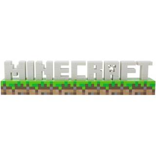 Minecraft lampe - hvid, sort og brun