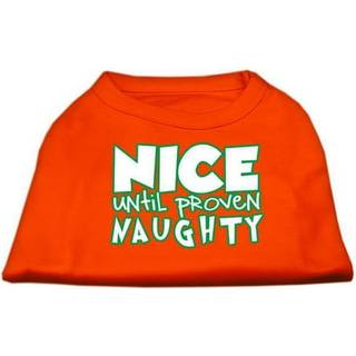 Trevligt tills bevisad stygg skärmtryck husdjurskjorta orange med