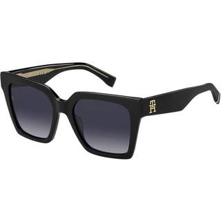 Tommy Hilfiger Kvinde TH 2100/S 807/9O Solbriller Acetat Sort Grå Firkantet Skygge