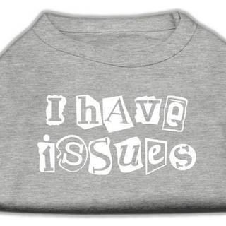 Jag har problem med skärmtryckt hundskjorta grå LG