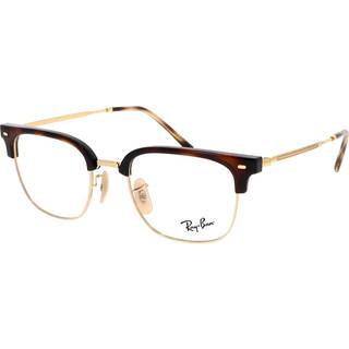 Ray-Ban RX7216 New Clubmaster 8322 51 Briller Mænd Guld - Dark Grey on Rose Gold - 51mm