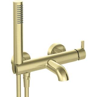Badkarsblandare med Duschset Silia Guld Matt