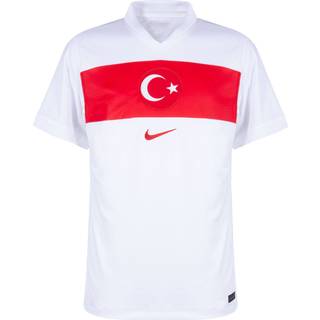 Tyrkiet 2024/25 Stadium Home Nike Dri-FIT Replica-fodboldtrøje til mænd - hvid - XS