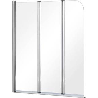 Badkarsvägg Supremo Krom 5 mm 120x140 cm