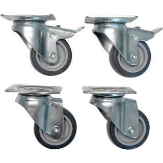 Tente Apparathjul 50mm 2 med-2 uden brems 40kg