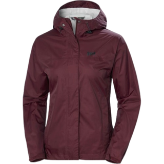 Helly Hansen Loke, regnjakke, dame, mørkerød