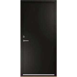Swedoor Clever-line P-1200 facadedør inkl. karm, venstre ud, sort - 94,8 x 205 cm