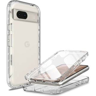 Mobique Full Protection Case Google Pixel 8a Gennemsigtig