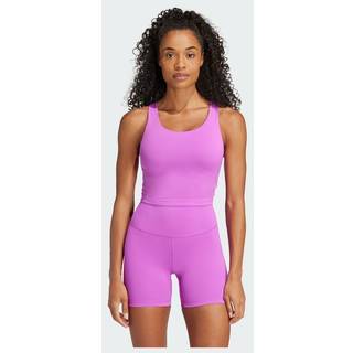 All Me Medium-Support Long Line Bra tanktop - Purple Burst - 2XS (C-D)
