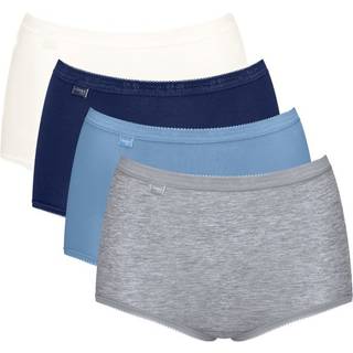 Sloggi 4-pak Basic Plus Maxi Panty - Blue/Lightblue - 50 * Kampagne *