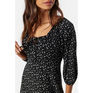 Soft Puff Sleeve Dress