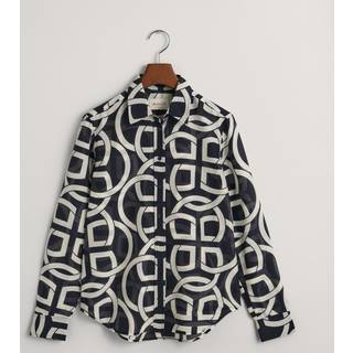 GANT Monogram Print Silk Shirt 11 Red Carpet Gl 34