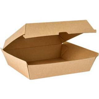 DUNI Clambox Brun pap 1300 ml, 60 stk 17,8x16x7,5cm (193726)