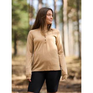 Bergans Women's Lysebu Wool Henley Warm Sand, S