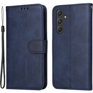 SKALO Samsung A55 5G PU-læder Pungetui - Blå