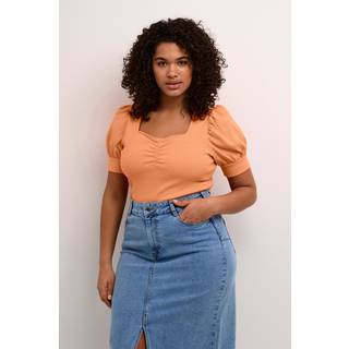 Kaffe Curve KCcarina T-shirt - Orange - Str S - Damer