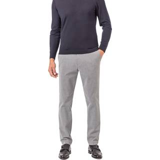 BOSS Black Herren Hose blau,grau meliert Slim Fit