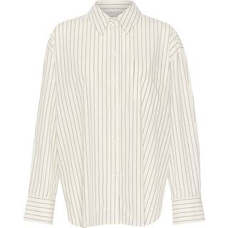 Gestuz Noellegz Shirt Noos Bluser 10909337 White Pinstripe (38)