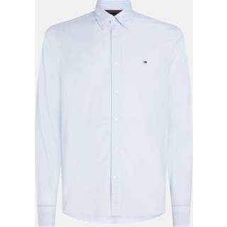 Tommy Hilfiger Herren Hemd blau gemustert Slim Fit