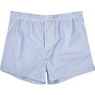 Novila Herren Boxershorts blau Reine Baumwolle Gestreift