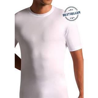 Novila Herren American-Shirt weiß Ägyptische Baumwolle unifarben