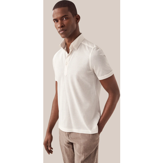 ETON Herren Polo-Shirt beige meliert