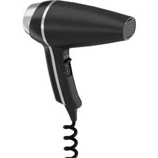 Hotel hårtørrer Clipper 1400W med 6 indstillinger plast sort
