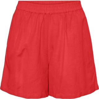 Pieces dame shorts PCMILANO - Poppy Red - XS