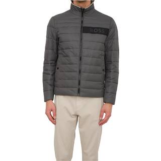BOSS Black Herren Steppjacke grau unifarben